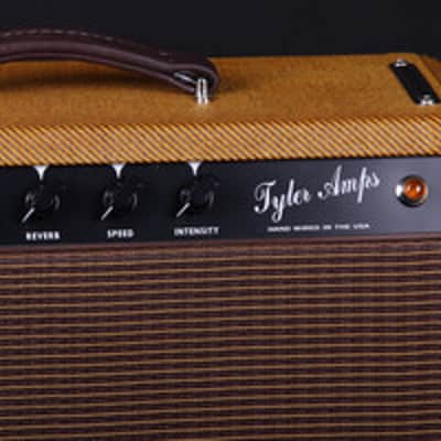 2-3 Week Delivery Time-Tyler Amp Works JT-22-Blackface Princeton Design-Tube Tremolo-Spring Reverb with Fat Switch and Mid EQ 50 Watt Speaker image 2