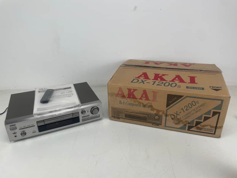 Akai - DX1200s - Cassette Deck - Inc. Manual/Original Box/Remote - As New image 1