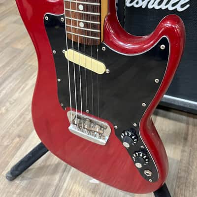 Fender Musicmaster with Rosewood Fretboard 1978 - Red image 3