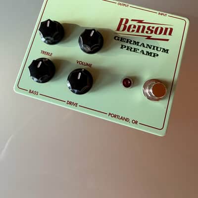 Benson Amps Germanium Preamp 2024 - Present - Seafoam Green image 1