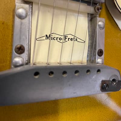 Super Rare 1965 Micro-Frets Signature In Sunburst Finish Special Ordered "Nashville" Custom Headstock image 5