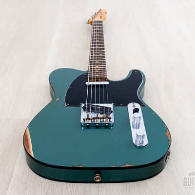 Fender Custom Shop 1963 Telecaster Custom Relic Sherwood Green w/ Twisted Tele, Seymour Duncan Little '59 image 8