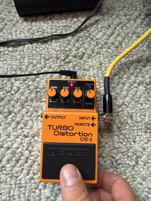 Boss DS-2 Turbo Distortion (Silver Label) 1989 - Present - Orange