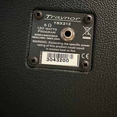 Traynor 2x12 Loaded with Governor eminence speakers 2023 Black image 4