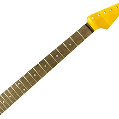 WD Licensed By Fender Replacement 21 Fret Vintage Neck For Stratocaster Soft V Rosewood