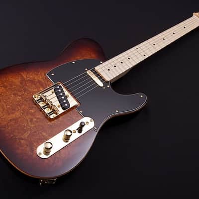 Michael Kelly Guitars Ele Gtr Custom Collection 50 Burl Burst S/s Mplfb,  MK50CBBMRN image 1