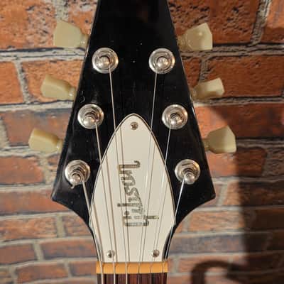 Gibson 2006 Flying V Ebony w/ Gibson Gig Bag & EMG James Hetfield Signature Humbuckers image 3