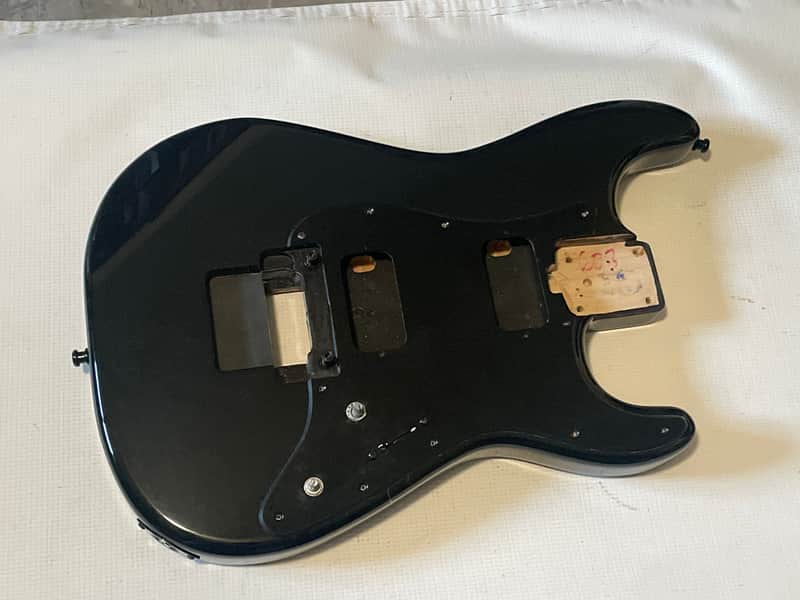 2010's Charvel Mexico Pro Mod So Cal Black Guitar Body Floyd Ready w/ Pickguard image 1