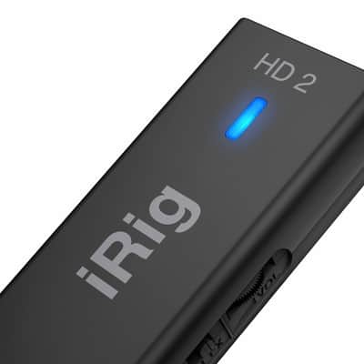 IK Multimedia iRig HD 2 Mobile USB Guitar Interface 2010s - Black image 2