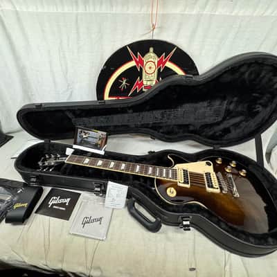 Gibson LPCSSW20KHNH3 Les Paul Classic Guitar with Case 2022 - Smokehouse Burst image 1