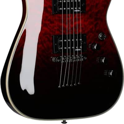 Schecter Omen Extreme-6 Electric Guitar, Blood Burst image 3