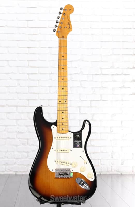 Fender American Vintage II 1957 Stratocaster Electric Guitar - 2-Color Sunburst (StratAV2572TSd1) image 1