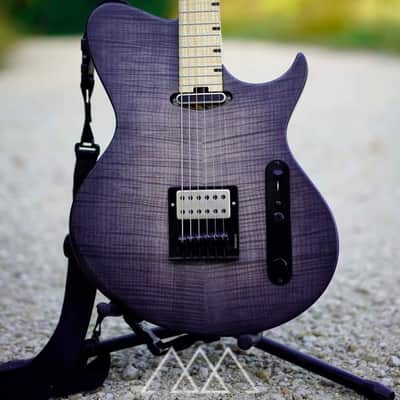 Vergnaud Bariton Djent'o'Caster 2020 (Grey Smoke Purple) image 3