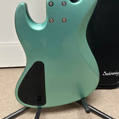 Sadowsky MetroExpress Hybrid P/J Bass 5-String with Maple Fretboard - Sage Green Metallic image 4