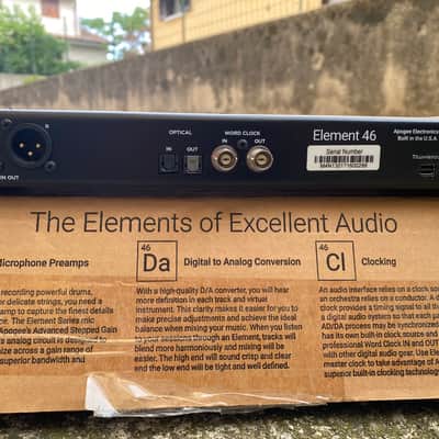 Apogee Element 46 Thunderbolt Audio Interface 2010s - Black image 7