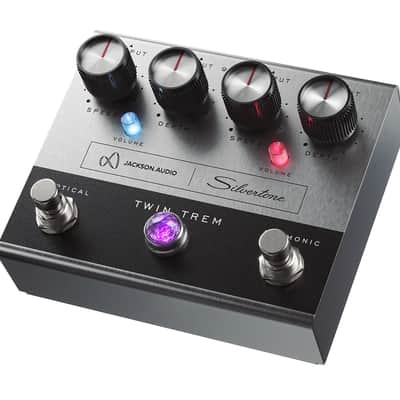 "NEW" Jackson Audio  1484 Twin Trem Tremolo Pedal Black/Silver, In Stock Ships Ultra Fast ! image 2