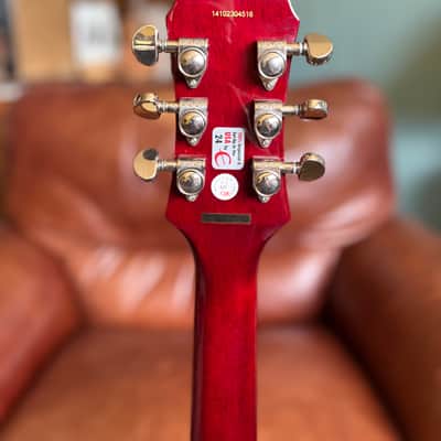 Epiphone Les Paul Standard Plus Top PRO 2012 - 2019 - Wine Red image 6
