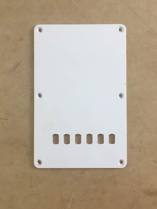 Fender Vintage Relic Squier Guitar Bridge Tremolo Back Plate Cover Modern Strat image 1
