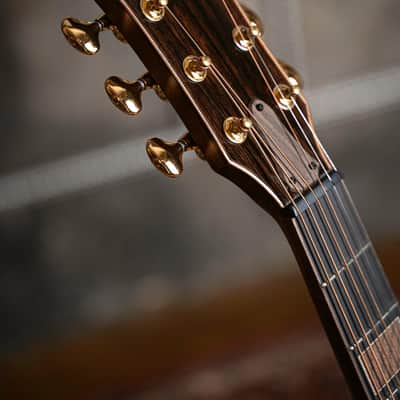 Cort MODERNBLACK Masterpiece Series Modern Concert Body Solid European Sitka Spruce Top Walnut Reinforced Mahogany Neck 6-String Acoustic-Electric Guitar w/Hard Case image 19