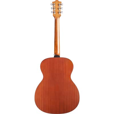 Guild OM-320 Natural Orchestra Model Acoustic Guitar - Solid Mahogany Top image 3