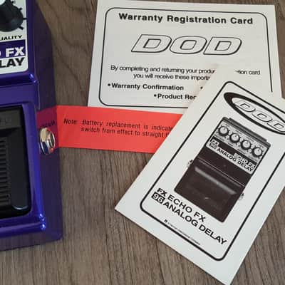 (MINT) DOD Analog Delay FX96 1990s - Blue image 12