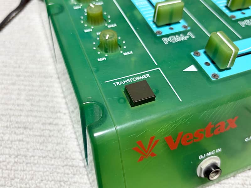 Vestax PMC-005A MKⅡ Blue Translucent DJ Mixer | Reverb