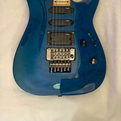 ESP LTD MH-103 QM - See Thru Blue image 2