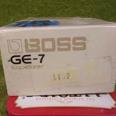 Boss GE-7 box top only, 1990's, grey, Cipollina image 5