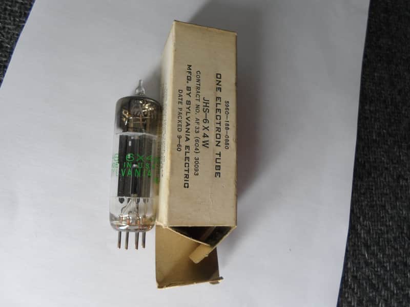 Tung-Sol 6X4 Amplifier Tube NOS JAN 1960 image 1