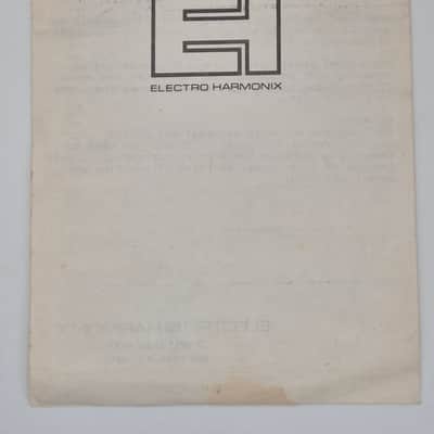 Electro-Harmonix EHX Memory Man Stereo Echo/Chorus user instructions and catalogue1984 image 4