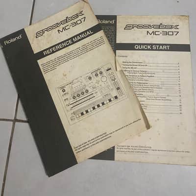 Roland MC-307 Sampling Groovebox Original Reference Manual