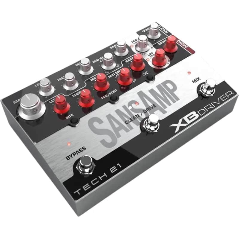 Tech 21 SansAmp XB Driver - Dual-Amp/Bi-Amp Bass Preamp image 1