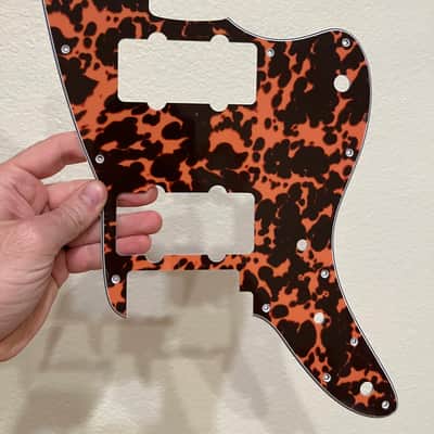 Squier Affinity Jazzmaster pickguard - Leopard Tortoise shell image 1
