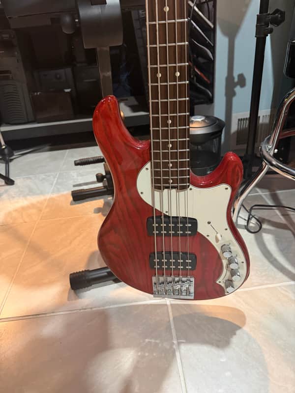 Fender American Elite Dimension Bass V HH with Rosewood Fretboard 2016 - 2017 - Violin Burst image 1