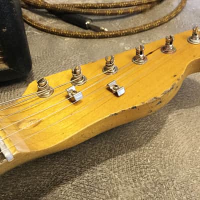 USA Relic Tele Style Electric Guitar Road Worn Surf Green by Nate's Relic Guitars image 3