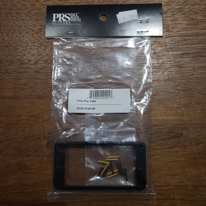 PRS Humbucker Pickup Rings, Set of 2, Black Tremolo image 1