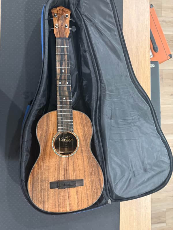 Cordoba 35T Tenor Ukulele Regular Acacia Natural Used image 1