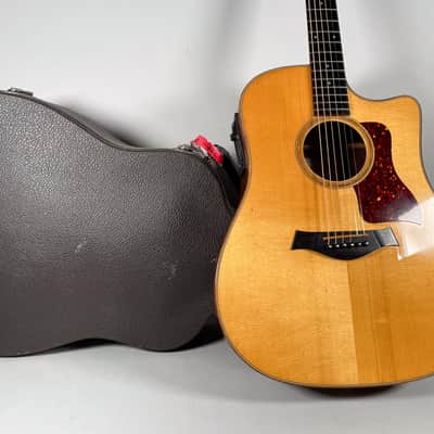 2001 Taylor 710CE Natural Finish Acoustic Guitar w/OHSC image 6