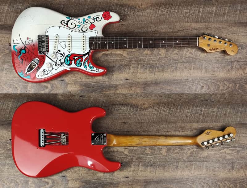 MyDream Partcaster Custom Built - Relic Monterey Raw Vintage image 1