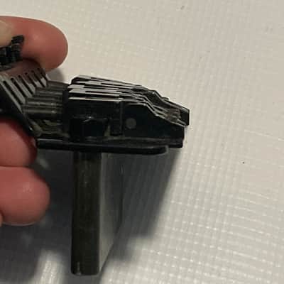 1990's Jackson King V & Dinky Guitars JT-580 Takeuchi Black Licensed Floyd Rose Tremolo Guitar Bridge image 17