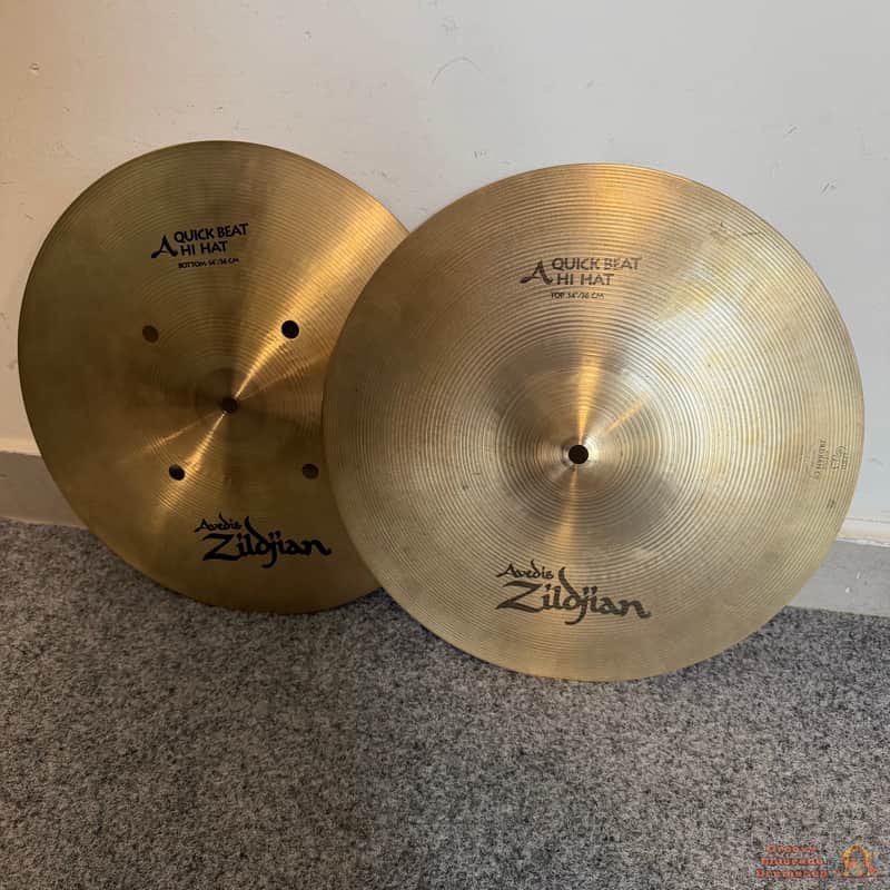 Zildjian Avedis 14” Quick Beat Hihat Cymbals image 1