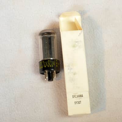 Sylvania 5Y3GT rectifier - Tests Strong -USA image 1