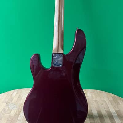 Fender Precision Bass Plus USA Midnight Wine w/ Lace Sensor P/J Pickups & Badass Bridge 1990 image 8