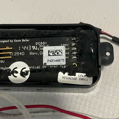 2015 USA Seymour Duncan Dino Cazares 7 String Black Bridge Position Active Humbucker Guitar Pickup & EMG Wiring Pots image 15