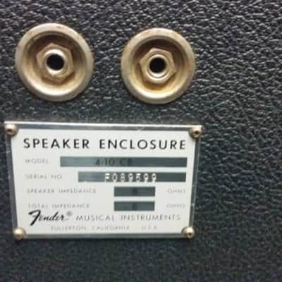 1980 Fender 75 Tube Amp Head w/ Matching 410 Speaker Cabinet image 7