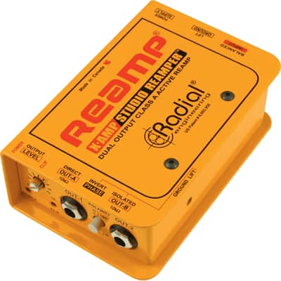 Radial X-Amp Studio Reamper Yellow image 1