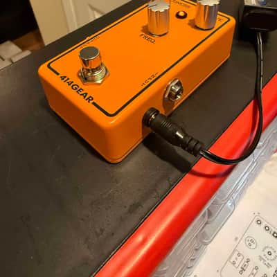 Custom PedalPCB Matte Orange Mach 1 Overdrive (Clone of Greer Lightspeed organic overdrive) image 1