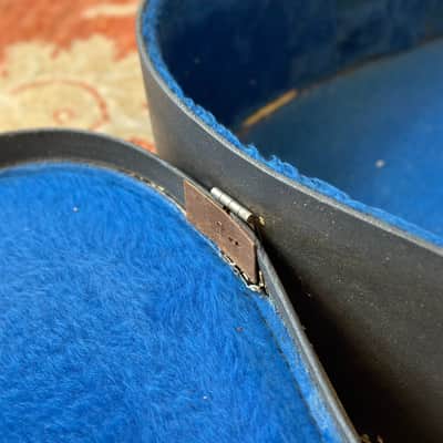 1960s Epiphone (Excelsior) 12-String Acoustic Case - Grey w/ Blue Lining image 7