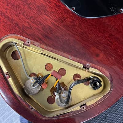 Gibson EB-0 1969 - Cherry Standard Headstock image 15