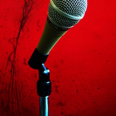 Vintage 1980's Philips Cardioid Dynamic Microphone Low Z w mic clip # 1 Shure Electro Voice Ampex image 2